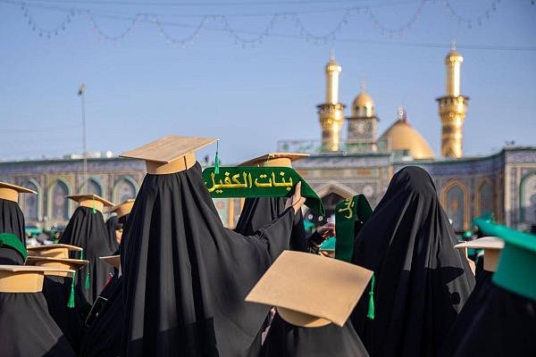 فاعلية اداء القسم في حفلات تخرج طلبة الجامعات العراقية في العتبة العباسية المقدسة