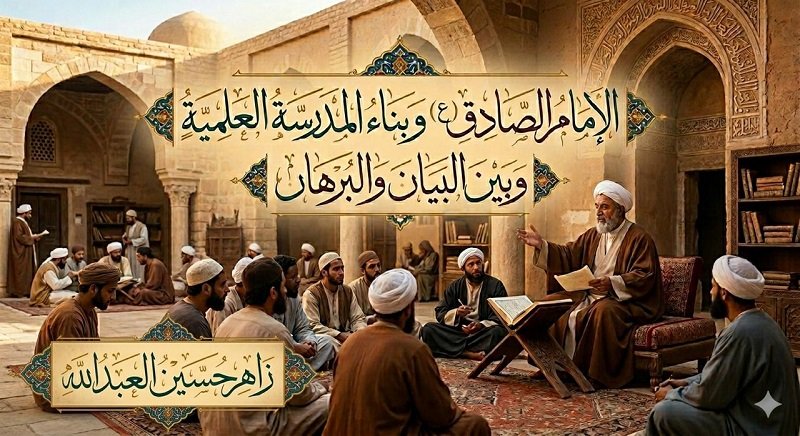 الإمام الصادق (ع) وبناء المدرسة العلمية: بين البيان والبرهان