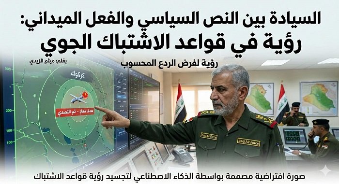 السيادة بين النص السياسي والفعل الميداني: رؤية في قواعد الاشتباك الجوي