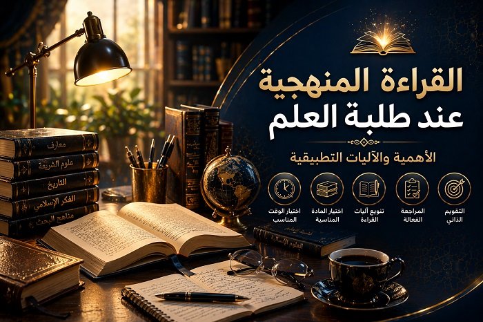 القراءة المنهجية عند طلبة العلم: الأهمية والآليات التطبيقية