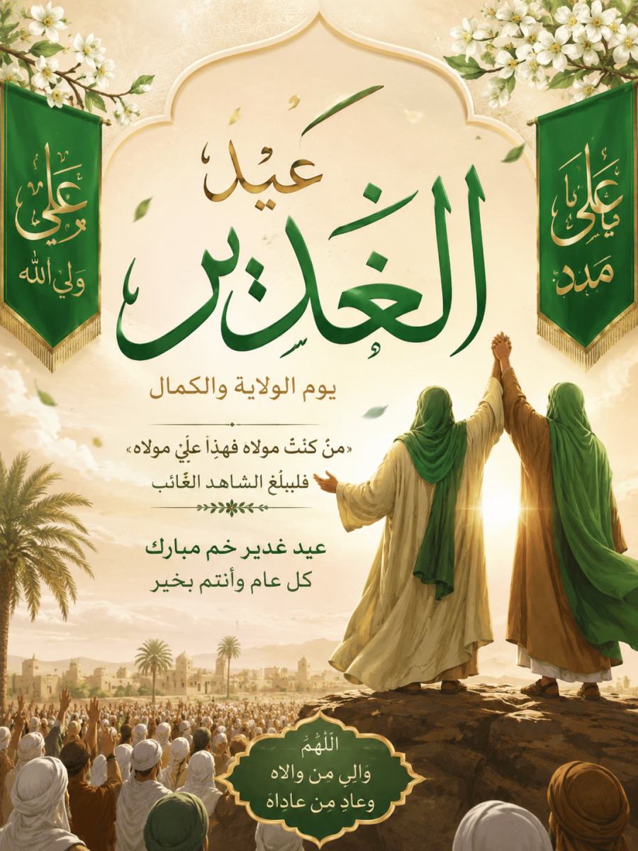 نداء بمناسبة قرب حلول عيد الغدير الأغر