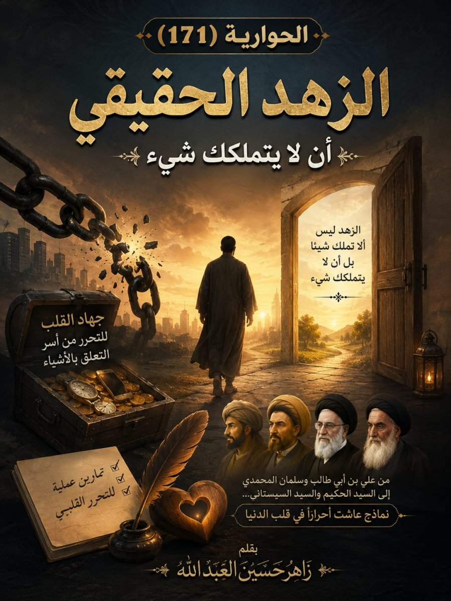 حوارية (١٧١) الزهد ألا يملكك شيء؛ ما معنى ذلك؟