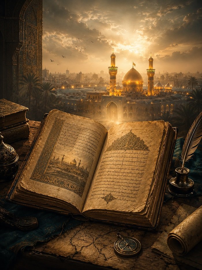 كتاب تلخيص الخبر في تاريخ كربلاء بين المعنى والمبنى