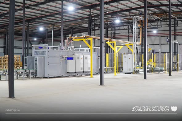 الصناعات الهيدروليكية تُنجز نصب الخطوط الإنتاجية لمشروع الزيوت الصناعية