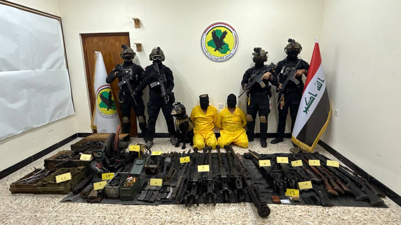 جهاز مكافحة الإرهاب يلقي القبض على متهمين اثنين بتجارة الأسلحة