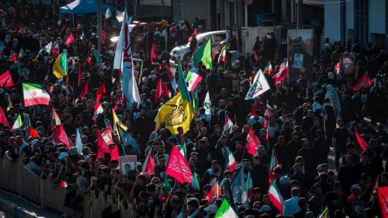الحشد الشعبي: قرابة 3.8 مليون مشارك في مراسم تشييع السيد الشهيد علي الخامنئي بالنجف الأشرف